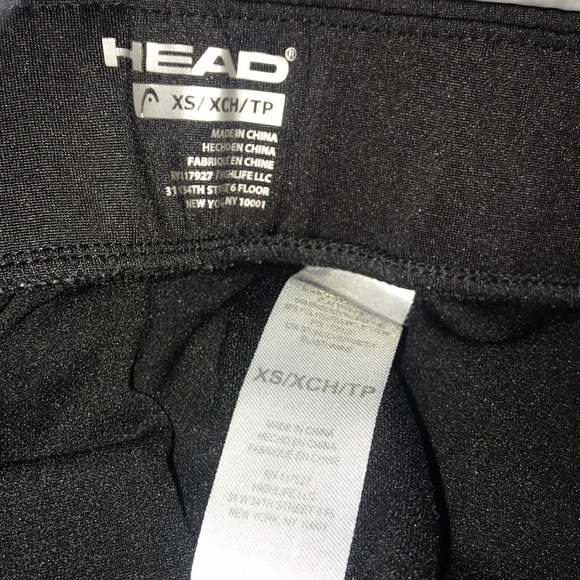 XS Black head running shorts - Picture 4 of 4